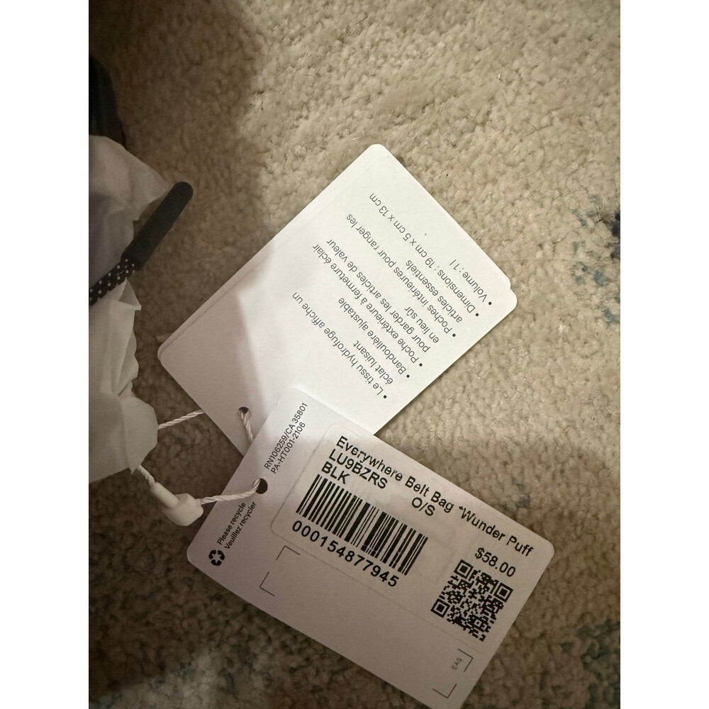 NWT Lululemon Belt Bag Wunder Puff 1L - Picture 3 of 4